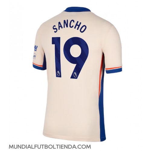 Camiseta Chelsea Jadon Sancho #19 Segunda Equipación Replica 2024-25 mangas cortas